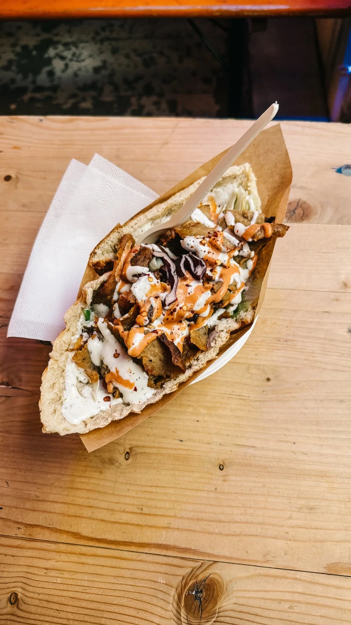 Döner på spidd hos Mediterranean Grill